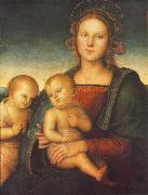 PERUGINO, Pietro Madonna with Child and Little St John af oil painting picture wholesale